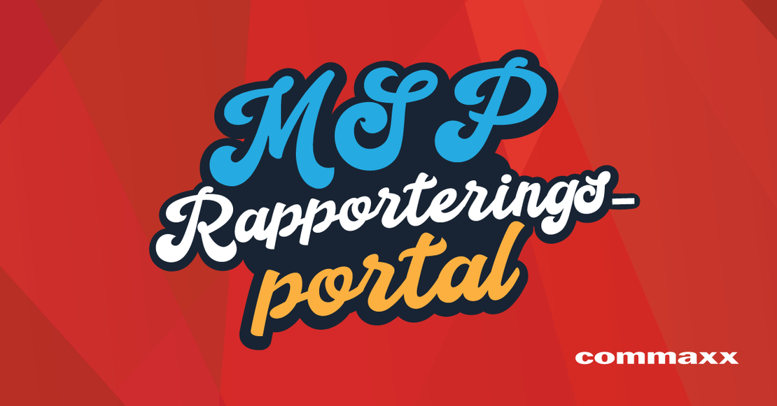 MSP rapporteringsportal Commaxx